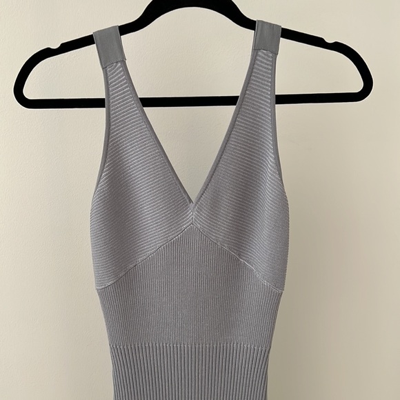 Club Monaco gray knit dress - Picture 2 of 2